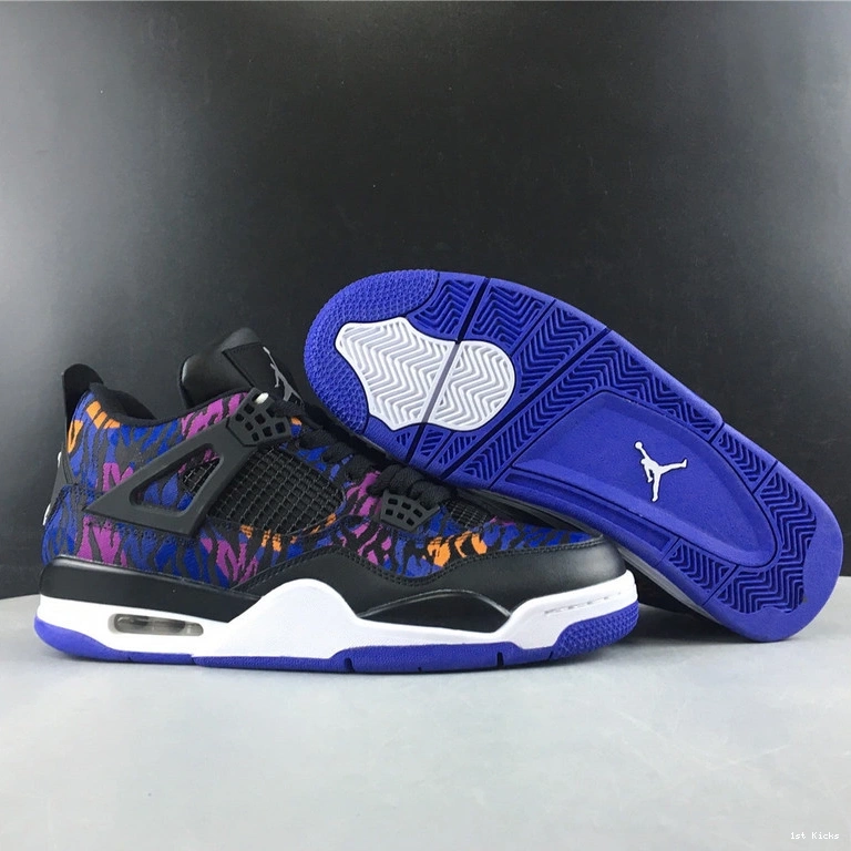 Retro 4 BQ9043-005 Violet - Black Rush (GS) Jordan 0509